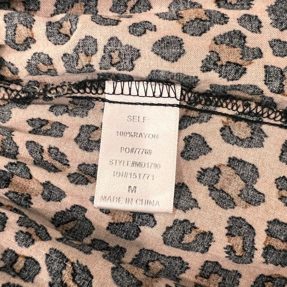 Altar’d State Women’s Cheetah Print Mini Dress - Picture 8 of 8